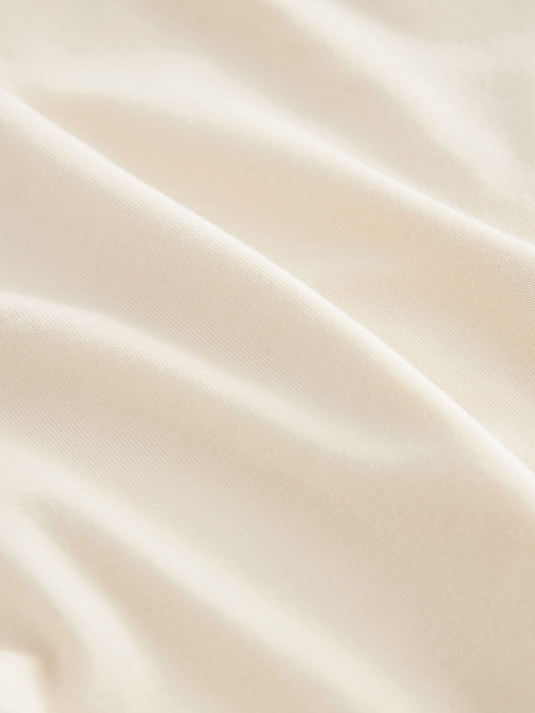 Cream Jersey Waisted Summer Dress - Image 6 of 6