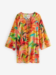 Myleene Klass Pink/Green Cover-Up Kaftan - Image 9 of 10