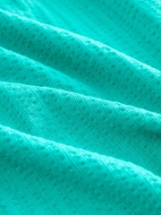 أزرق على أخضر أزرق - فستان صيفي خفيف وقصير بياقة حرف V وحمالات من القطن 100% - صورة 6 من 6