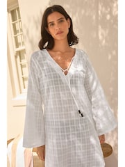 White Cover-Up Kaftan - Image 1 of 7
