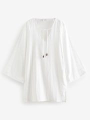 White Cover-Up Kaftan - Image 6 of 7