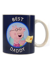 Vanilla Underground Blue Peppa Pig Pusheen Green Mug and Sock Set - Image 3 of 5