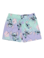 Vanilla Underground Purple Girls Disney Lilo & Stitch Pyjamas 2 Pack - Image 5 of 5