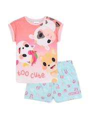 Vanilla Underground Pink Adopt Me Girls Licensing Short Pyjamas - Image 1 of 5