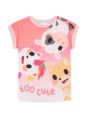 Vanilla Underground Pink Adopt Me Girls Licensing Short Pyjamas - Image 2 of 5