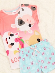 Vanilla Underground Pink Adopt Me Girls Licensing Short Pyjamas - Image 4 of 5
