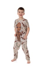 Vanilla Underground Brown Kids Pokemon Long Leg Pyjamas Set - Image 5 of 5