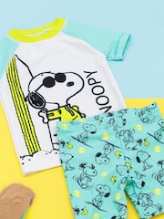 Vanilla Underground Blue Snoopy 2 Piece Swim Set - Image 5 of 5
