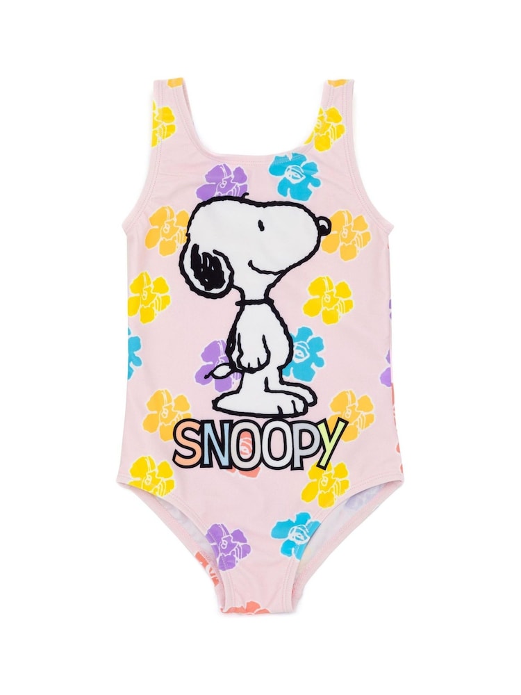 Vanilla Underground Pink Girls Snoopy Swimsuit - Image 1 of 5