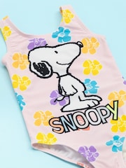 Vanilla Underground Pink Girls Snoopy Swimsuit - Image 3 of 5