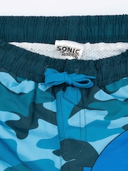 Vanilla Underground Blue Boys Sonic The Hedgehog Licencing Swim Shorts - Image 5 of 6