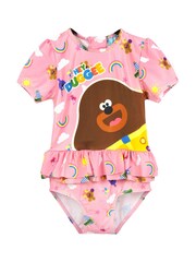Vanilla Underground Pink Girls Hey Duggee Swimsuit - Image 1 of 5