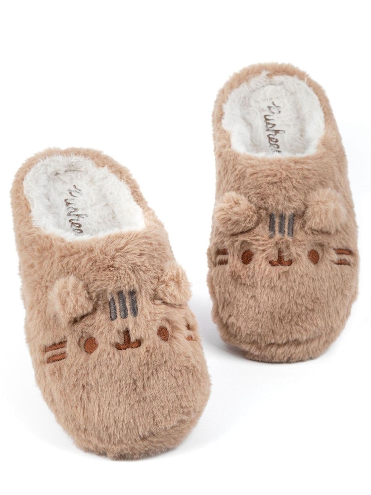 Vanilla Underground Brown Pusheen Adult Winter Slippers - Image 5 of 5