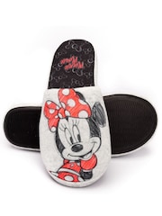 Серая Minnie Mouse™ - Женские зимние тапочки-мулы Vanilla Underground - Изображение 3 из 5