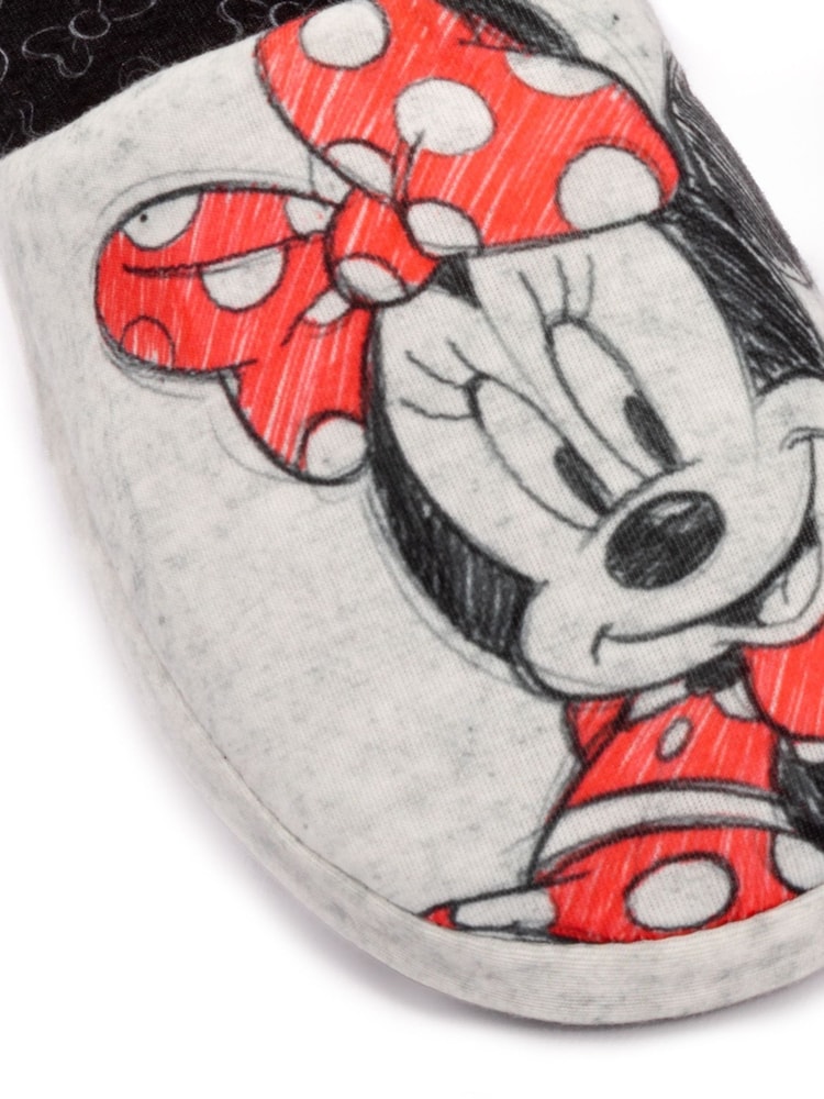 Серая Minnie Mouse™ - Женские зимние тапочки-мулы Vanilla Underground - Изображение 5 из 5