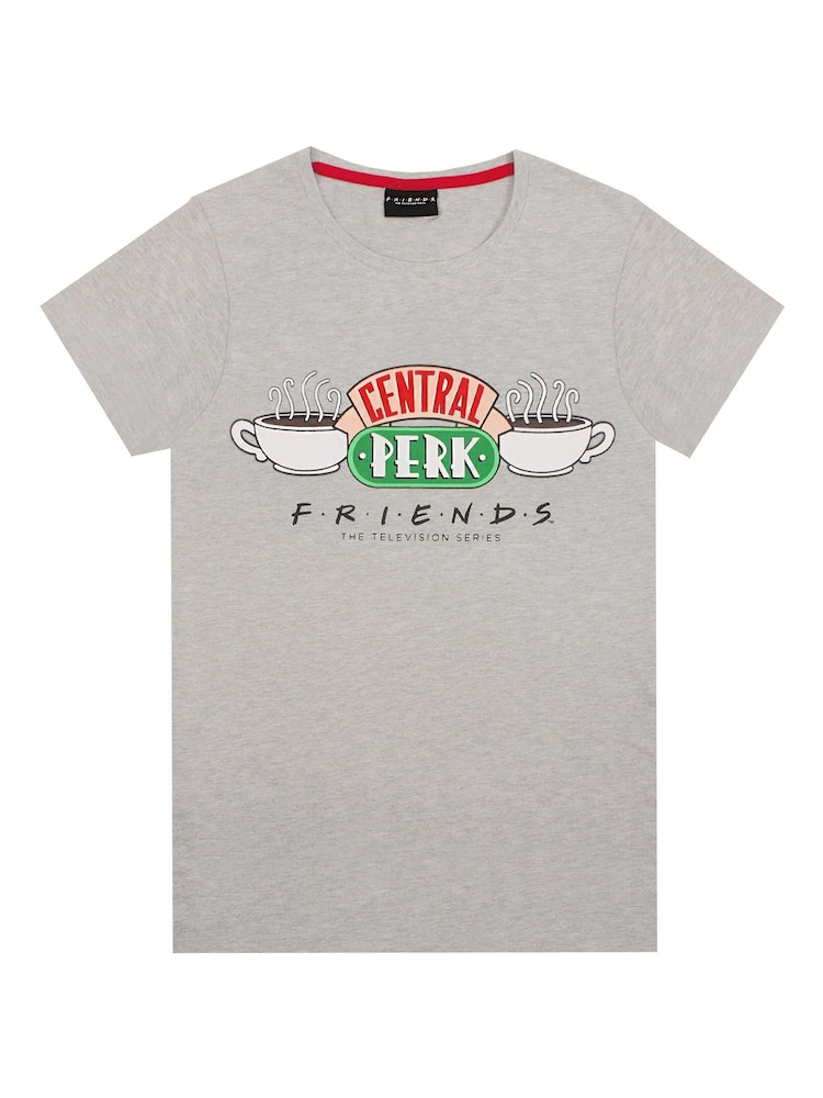 Vanilla Underground Grey Friends Long Leg Pyjamas Set - Image 4 of 5