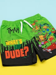 Vanilla Underground Green Boys Teenage Mutant Ninja Turtles Licencing Swim Shorts - Image 3 of 5