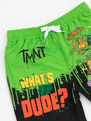 Vanilla Underground Green Boys Teenage Mutant Ninja Turtles Licencing Swim Shorts - Image 4 of 5