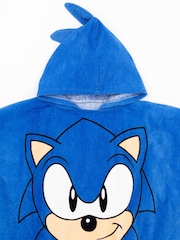 Vanilla Underground Blue Sonic Towel 100% Cotton Poncho - Image 5 of 6