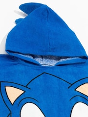 Vanilla Underground Blue Sonic Towel 100% Cotton Poncho - Image 6 of 6