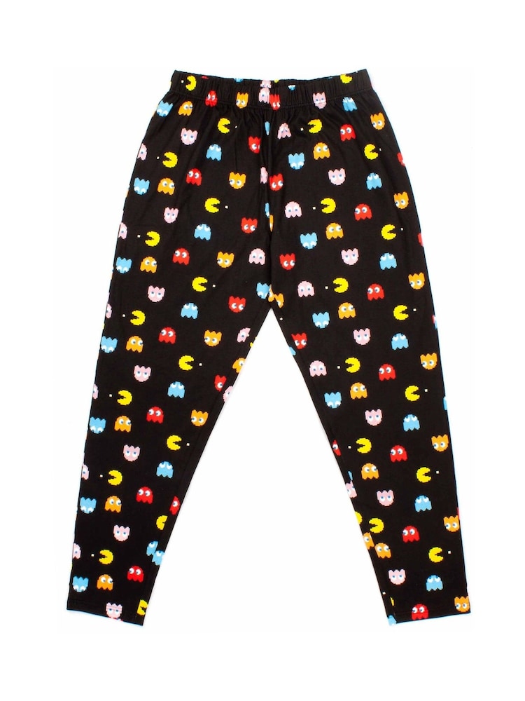 Vanilla Underground Black Pacman Mens Marvel Avengers Long Leg 100% Cotton Pyjamas Set - Image 2 of 4