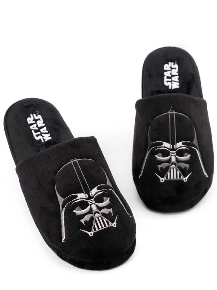 Vanilla Underground Black Star Wars Winter Slippers - Image 1 of 5