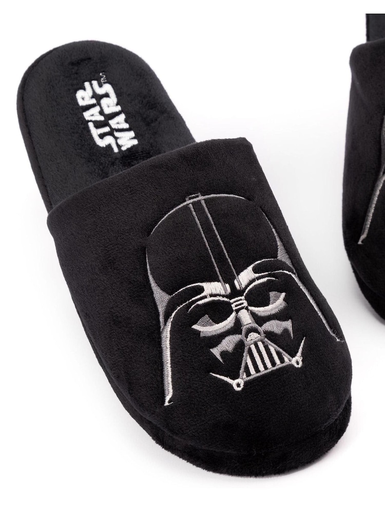 Vanilla Underground Black Star Wars Winter Slippers - Image 5 of 5
