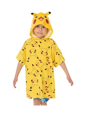 Vanilla Underground Yellow Pokémon Character Towel Poncho - Image 1 of 6
