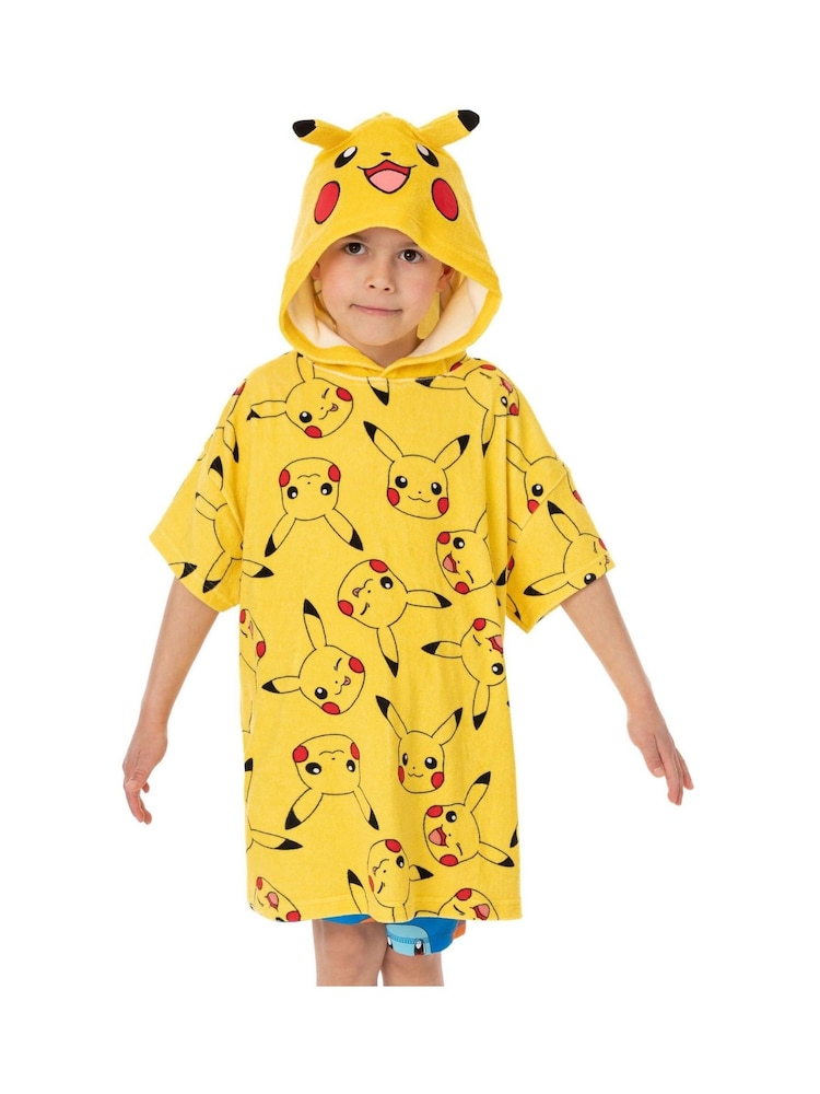 Vanilla Underground Yellow Pokémon Character Towel Poncho - Image 1 of 6