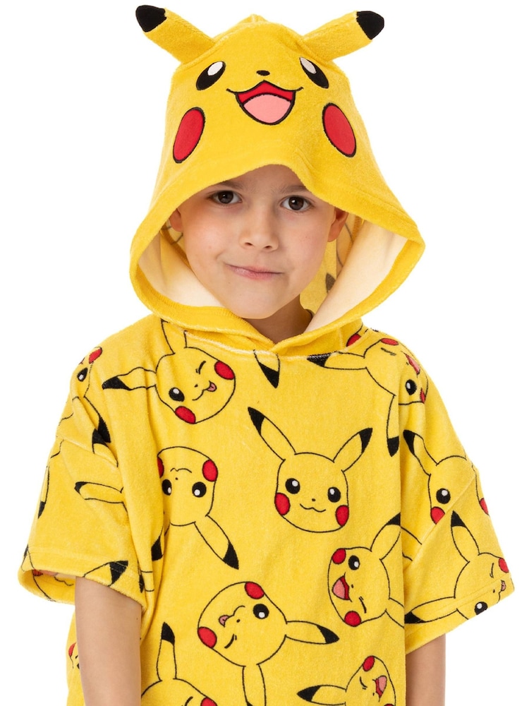 Vanilla Underground Yellow Pokémon Character Towel Poncho - Image 4 of 6