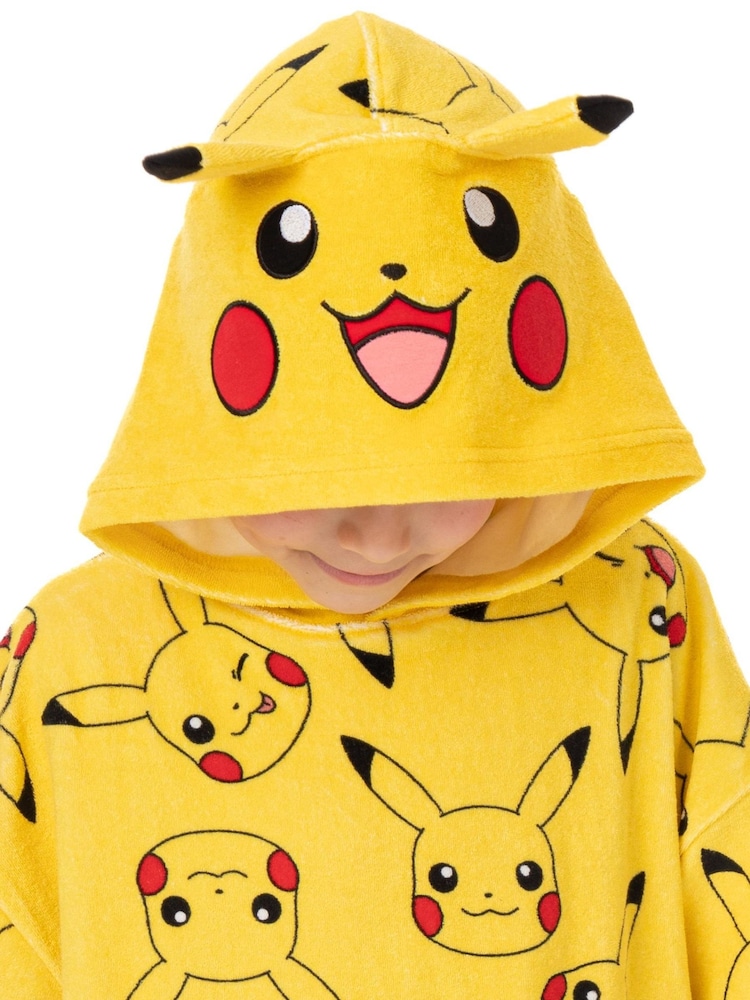 Vanilla Underground Yellow Pokémon Character Towel Poncho - Image 5 of 6
