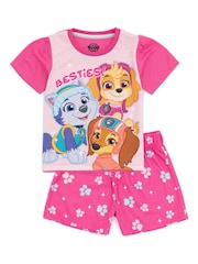 Vanilla Underground Pink Girls Paw Patrol Pyjamas 2 Pack - Image 2 of 5