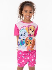 Vanilla Underground Pink Girls Paw Patrol Pyjamas 2 Pack - Image 6 of 7