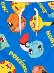 Vanilla Underground Blue Pokemon Boys Swim Shorts 2 Pack - Image 5 of 5