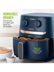 Tower Dark Blue Vortx 3.8L Air Fryer - Image 4 of 18