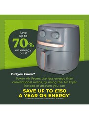 Tower Grey Vortx 3.8L Air Fryer - Image 7 of 8