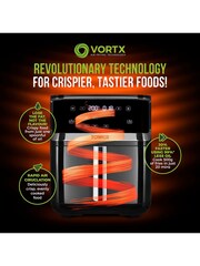 Tower Black Vortx 7L Steam Air Fryer 1700W - Image 6 of 8