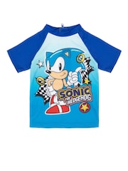 Vanilla Underground Blue Sonic The Hedgehog 2 Piece Swim Set - Image 3 of 5