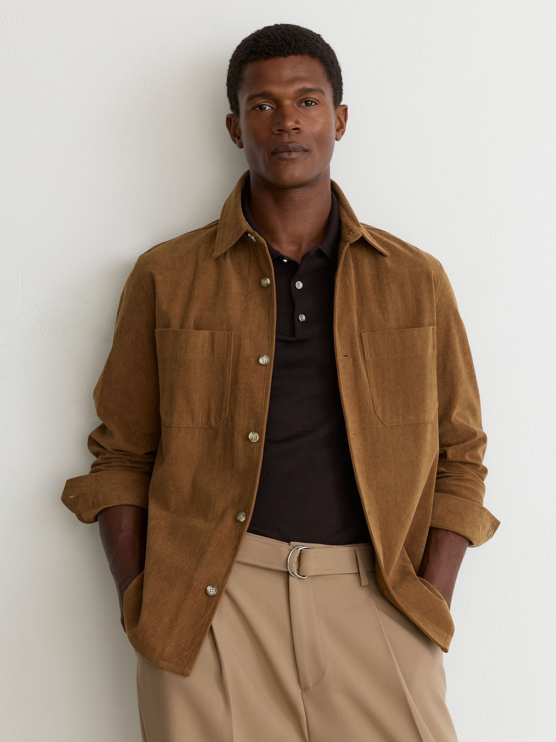 トップス BROWN by 2-tacs BAA pocket Dyeing 24S L N38197s.jpg