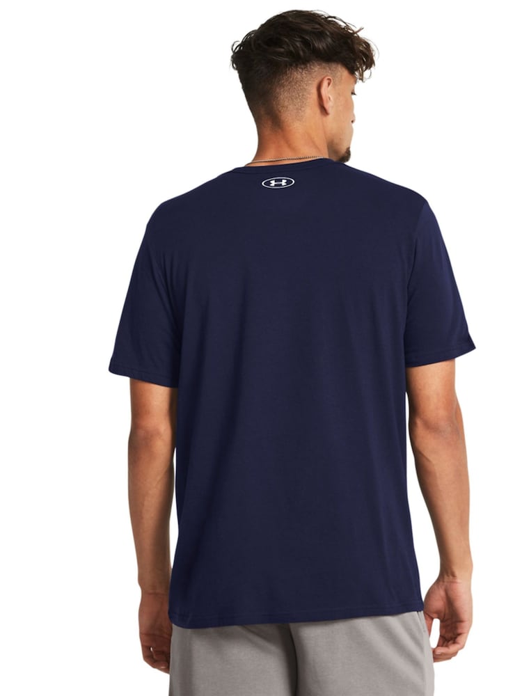 Under Armour Navy Blue Left Chest Logo T-Shirt - Image 2 of 4