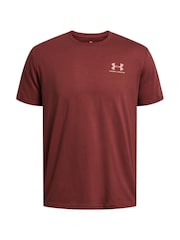 Under Armour Red Left Chest Logo T-Shirt - Image 3 of 4