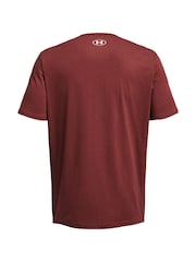 Under Armour Red Left Chest Logo T-Shirt - Image 4 of 4