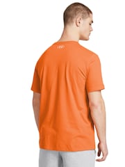 Under Armour Orange Left Chest Logo T-Shirt - Image 2 of 4