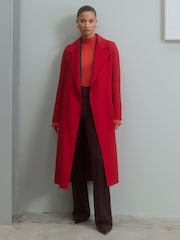 Reiss Coral Emile Wool Belted Blindseam Coat - Image 3 of 7