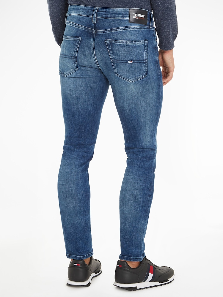 Tommy Jeans מכנסי ג'ינס סטרץ' בגזרה צרה, דגם Scanton - תמונה 2 מתוך 6