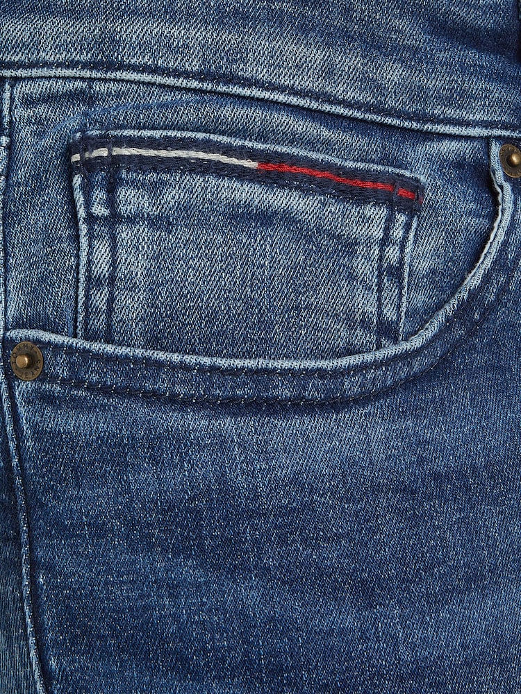 Tommy Jeans מכנסי ג'ינס סטרץ' בגזרה צרה, דגם Scanton - תמונה 6 מתוך 6