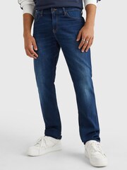 Tommy Jeans Blue Ryan Relaxed Fit Faded Jeans - Image 1 of 4