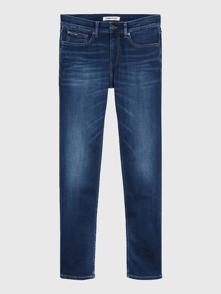 Tommy Jeans Blue Ryan Relaxed Fit Faded Jeans - Image 4 of 4