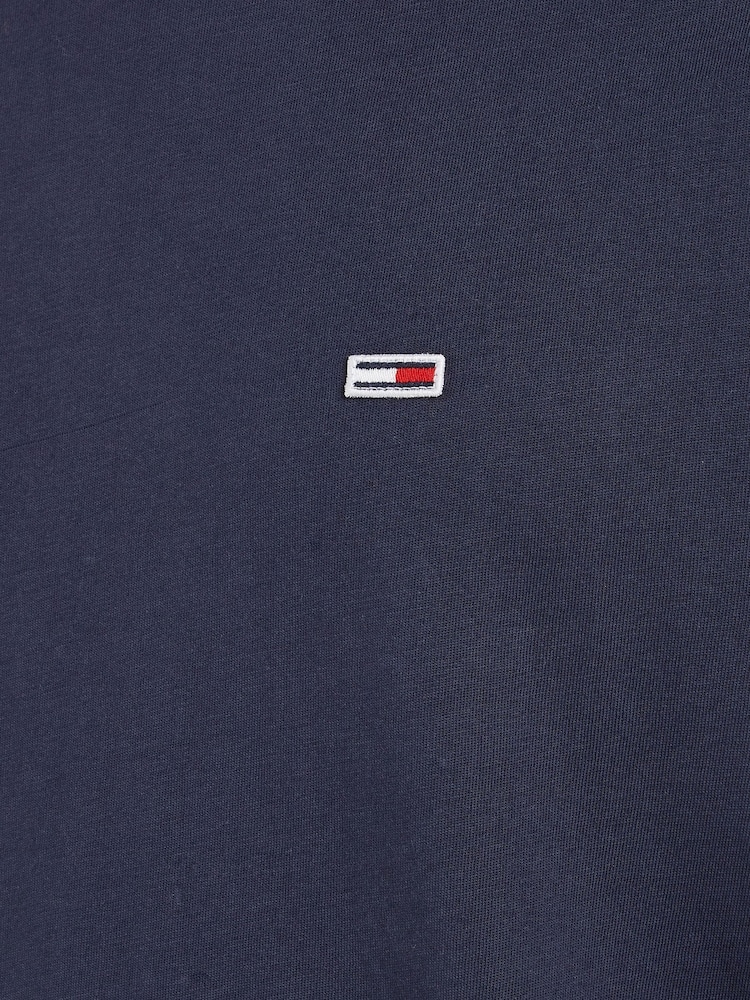 Tommy Jeans Blue Classics 100% Cotton T-Shirt - Image 4 of 4 Tommy Jeans Blue Classics 100% Cotton T-Shirt - Image 4 of 4