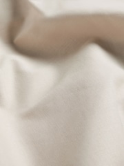 Natural Fringed Edge 100% Cotton Duvet Cover and Pillowcase Set - Image 3 of 5